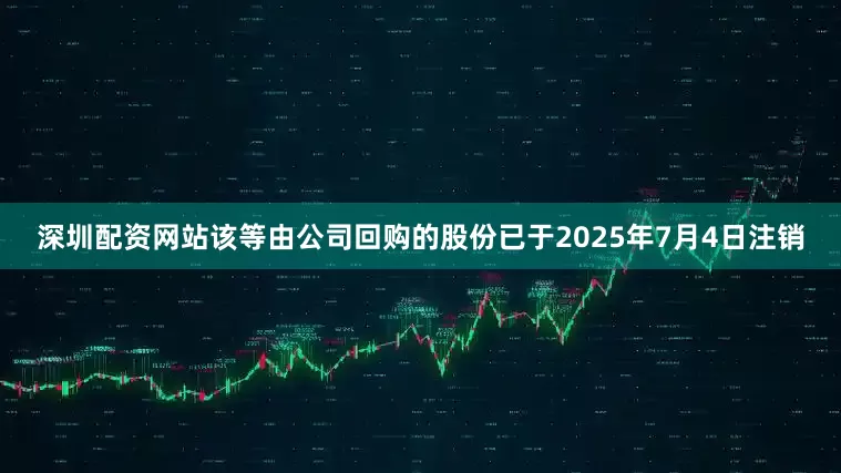 深圳配资网站　　该等由公司回购的股份已于2025年7月4日注销